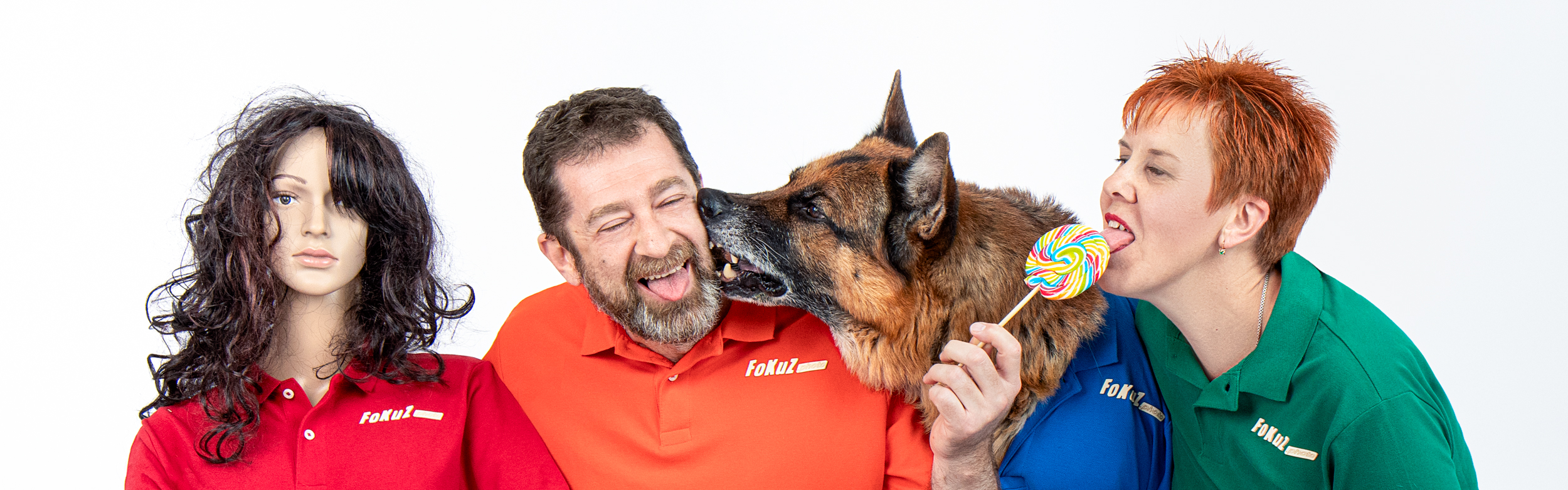 Das Team: Josephine, Aleks, Harvey, Julia